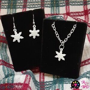 Enchanting Winter Wonderland Set Handmade Necklace & Earrings Set